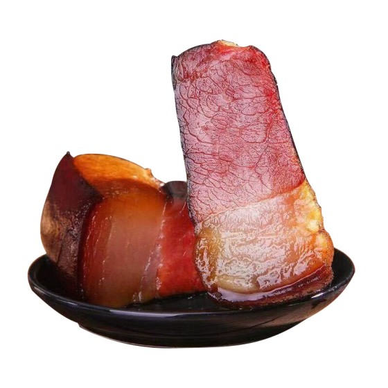 尝鲜小块腊肉